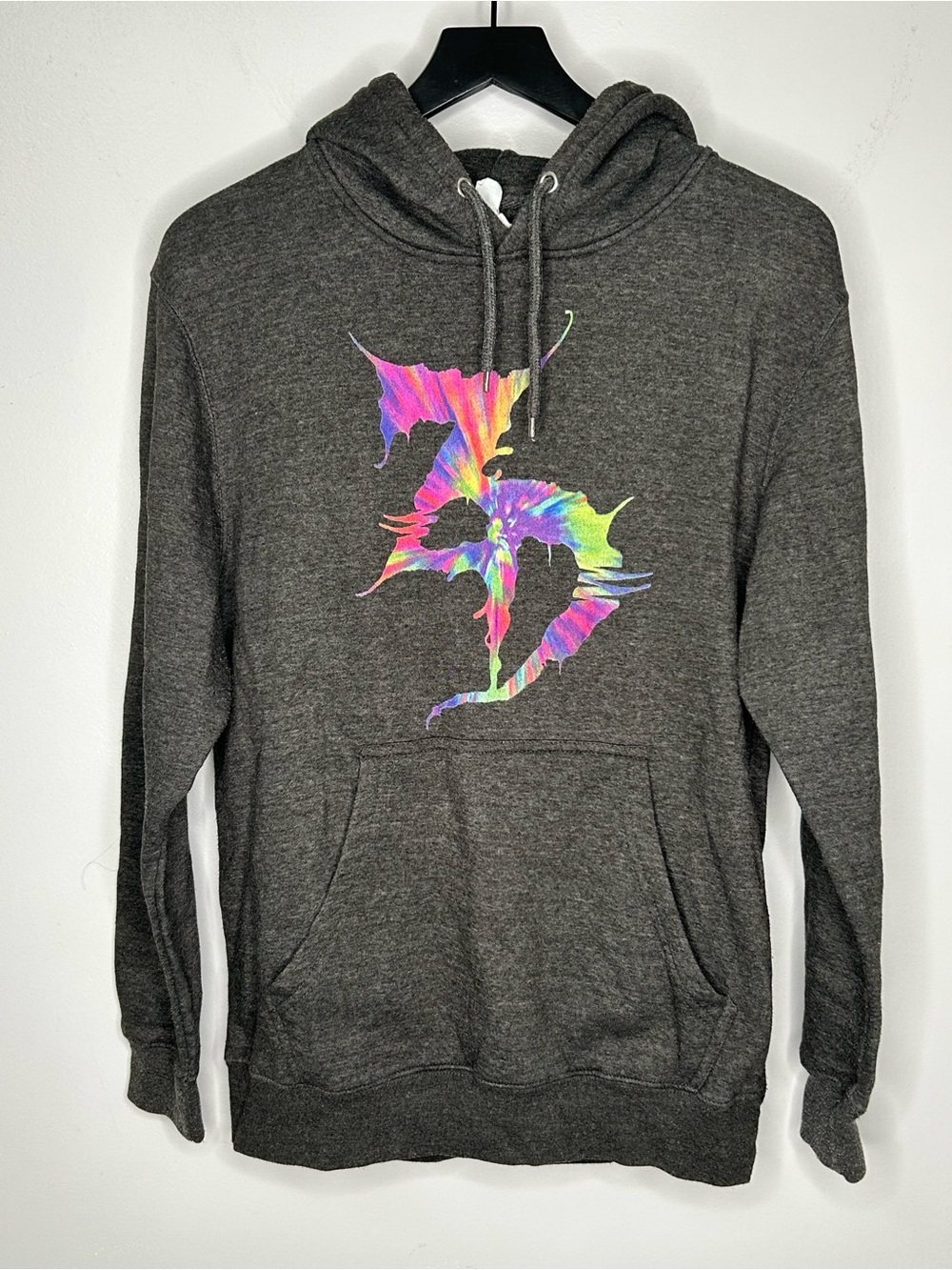 Zeds Dead ZD Rainbow Graphic Hoodie EDM Rave Festival Unisex Size Medium